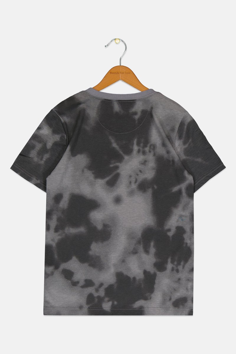 Nike 3Brand by Russell Wilson Kids Boy Brand Logo Short Sleeve Outdoor T-Shirt, Dark Grey - Image 3