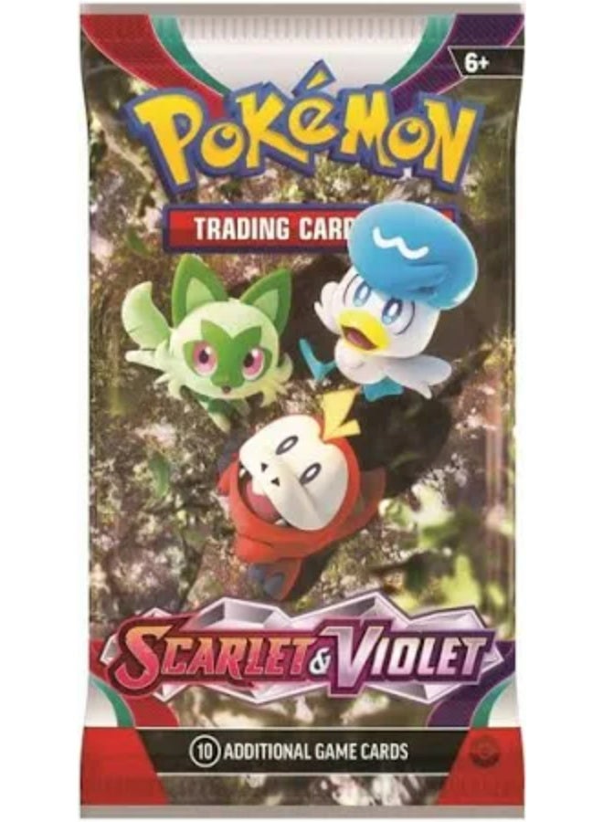 Pokemon حزمة تعزيز بوكيمون TCG سكارليت وفايلوت - Image 1