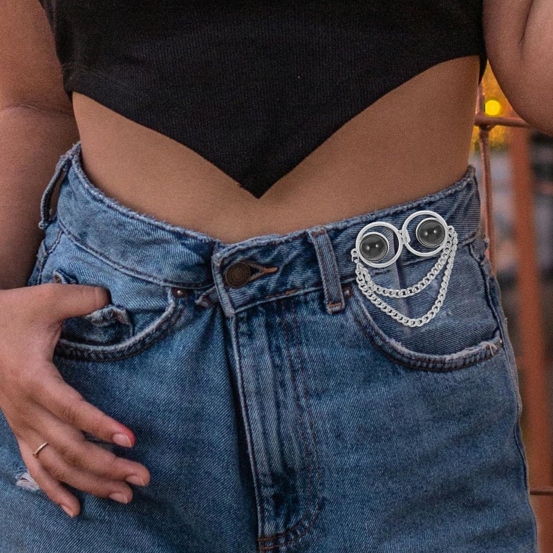 2pcs Pant Waist Tighteners Jeans Button Pants Button Waist Button for Pants - Image 4