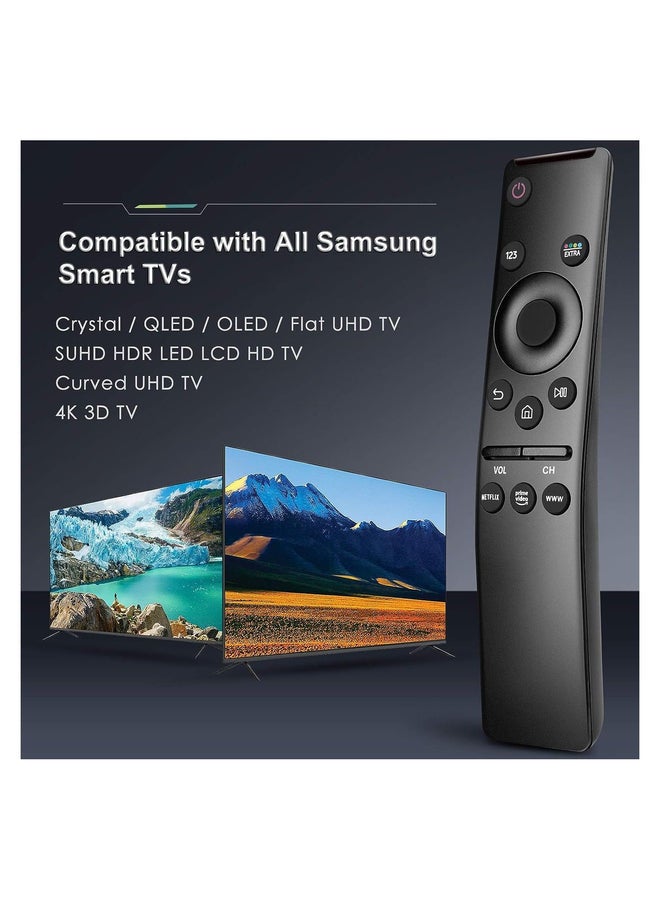 HuHa AWH Universal Remote Control Compatible for All Samsung TV LED QLED UHD SUHD HDR LCD Frame Curved Solar HDTV 4K 8K 3D Smart TVs, with Buttons for Netflix, Prime Video, WWW  - Image 2