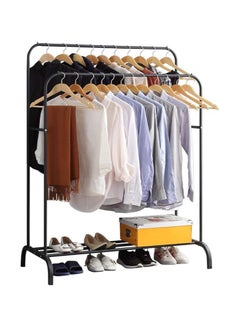 Metal Double Clothes Hanger Organizer and Clothes Rack Black 143 x 96 x 42cm Rustproof Original - pzsku/Z1A605C2EFA032B6F2302Z/45/_/1717773156/895c5745-4993-4a85-a18a-38e7e2798927