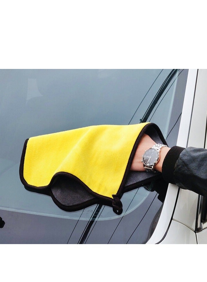 microfiber all purpose towels 30 x 30cm,350g general cleaning cloth, car wash cloth, kitchen cloth, dust cloth, super absorbent cloth, reusable cloth, multi-color 10pcs - Image 3