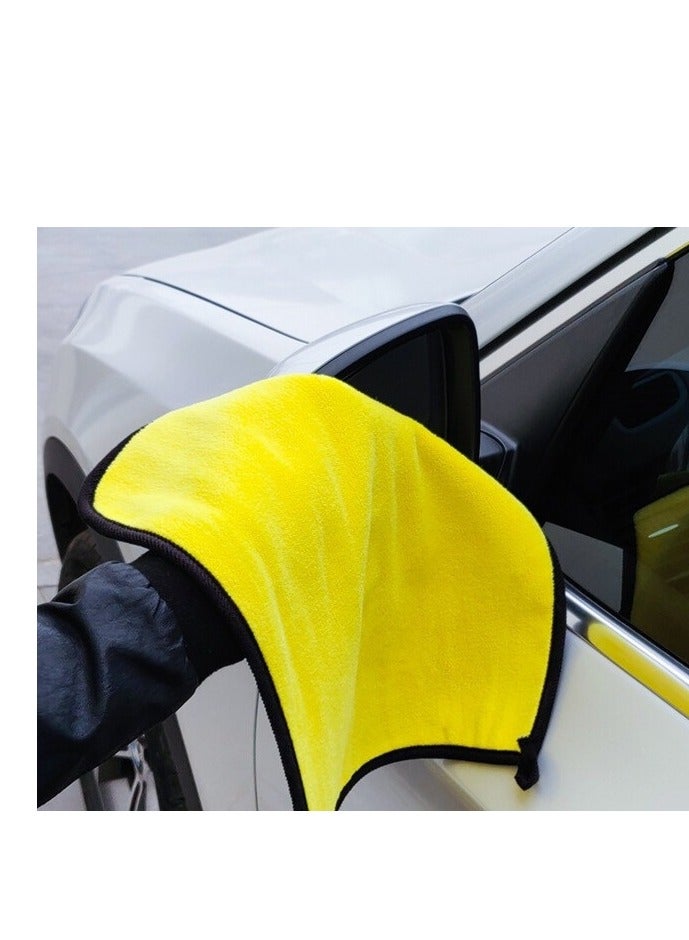 microfiber all purpose towels 30 x 30cm,350g general cleaning cloth, car wash cloth, kitchen cloth, dust cloth, super absorbent cloth, reusable cloth, multi-color 10pcs - Image 4