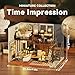 Flever Dollhouse Miniature DIY House Kit Creative Room with Furniture for Romantic Artwork Gift Time Impression - Image 4