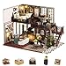 Flever Dollhouse Miniature DIY House Kit Creative Room with Furniture for Romantic Artwork Gift Time Impression - Image 2
