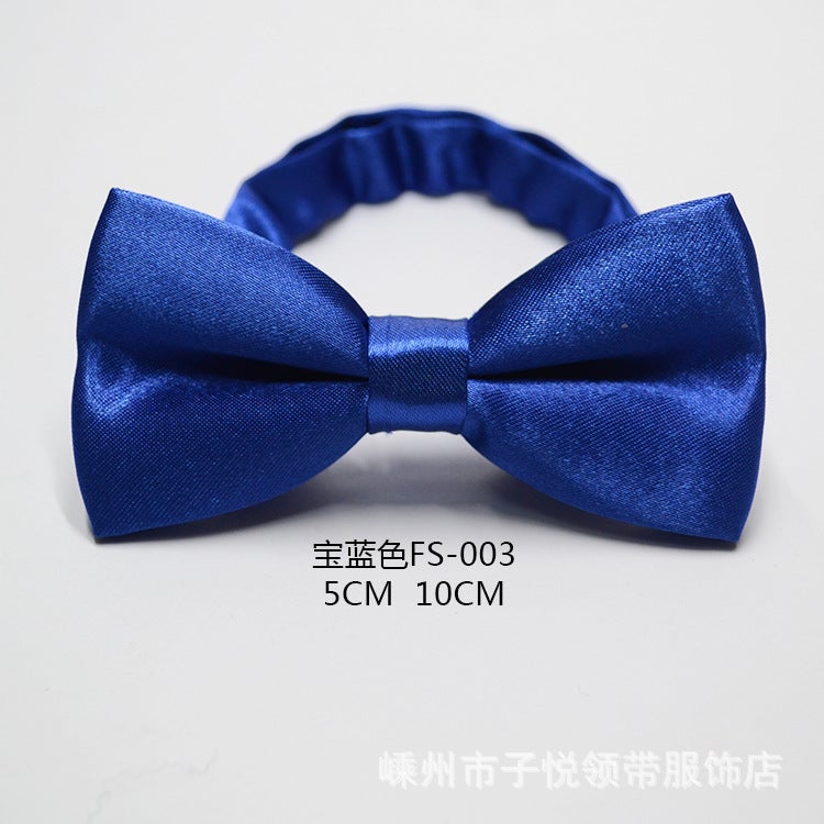 Loquat Candy Color Baby Performance Bowtie Royal Blue