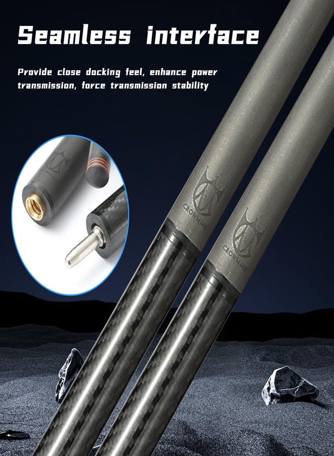 CROWN ME Carbon Fiber Break Pool Cue Stick 20OZ Weight, 13mm Tip Break Carbon Fiber cue, 58" Cue Stick - Image 5