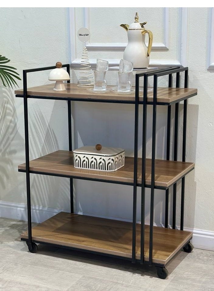 TOODOO Three-tier wooden serving cart - Image 2