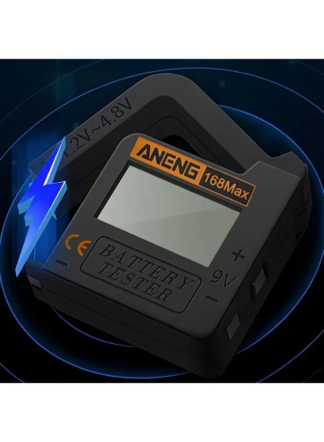 Black Portable Universal Battery Tester High Precision AC DC Voltage Meter - Image 5