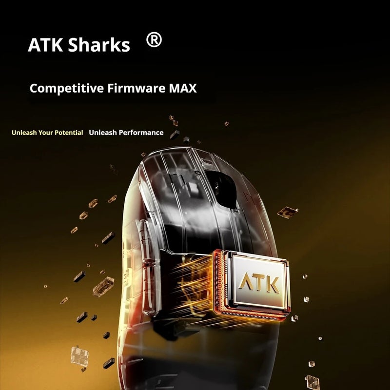 ATK Dragonfly A9 Air Ultimate Wireless Gaming Mouse, PAW3950 Ultra, 42000 Dpi, 750 Ips, 8KHz, Rgb, for Windows - Image 5