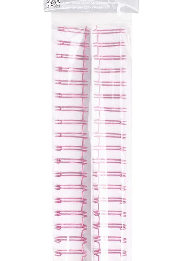 We R Memory Keepers Cinch Wire Binders in Rosey Pink - 0.75 Inch - Image 1