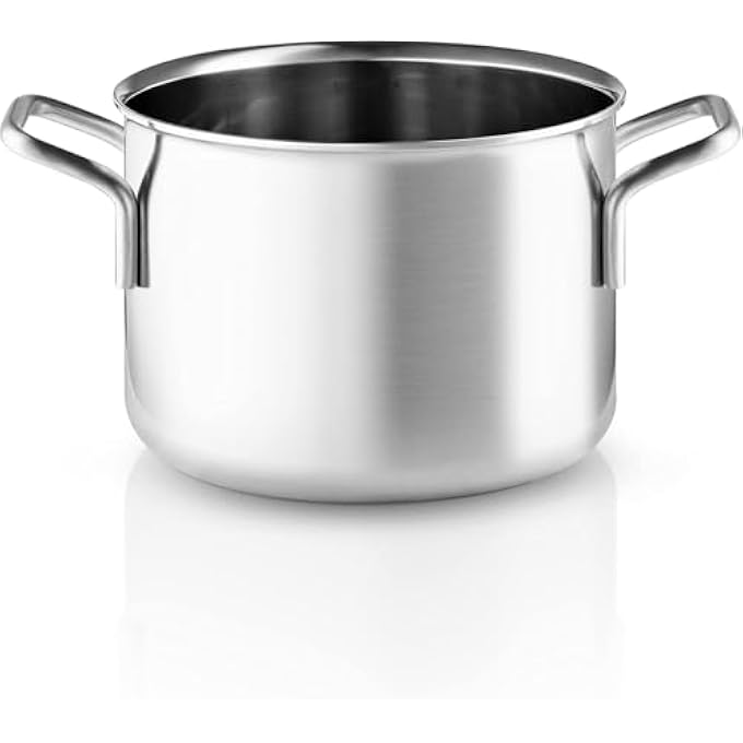 BS Eva Solo 11 L Stainless Steel Saucepan  Ceramic SlipLet NonStick Coating Durable Even Heat Distribution Dishwasher Safe Induction Compatible Multi Cookware Set  3Pcs - Image 2