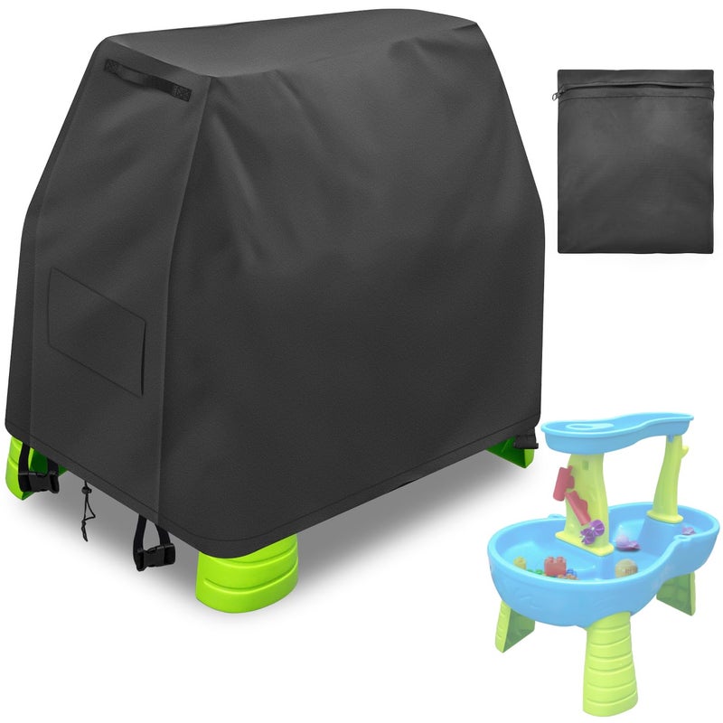 Infowush Kids Water Table Cover For Step 2 Rain Showers Splash Pond Water Table Outdoor Play Toys Cover for water table for toddlers 13 Waterproof Dust Proof Water Table AccessoriesCover onlyE - Image 3