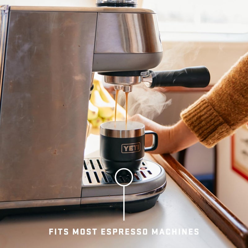 YETI Rambler 6 oz Stackable Mug, Stainless Steel, Vacuum Insulated Espresso/Coffee Mug, 2 Pack, Rescue Red - Image 4