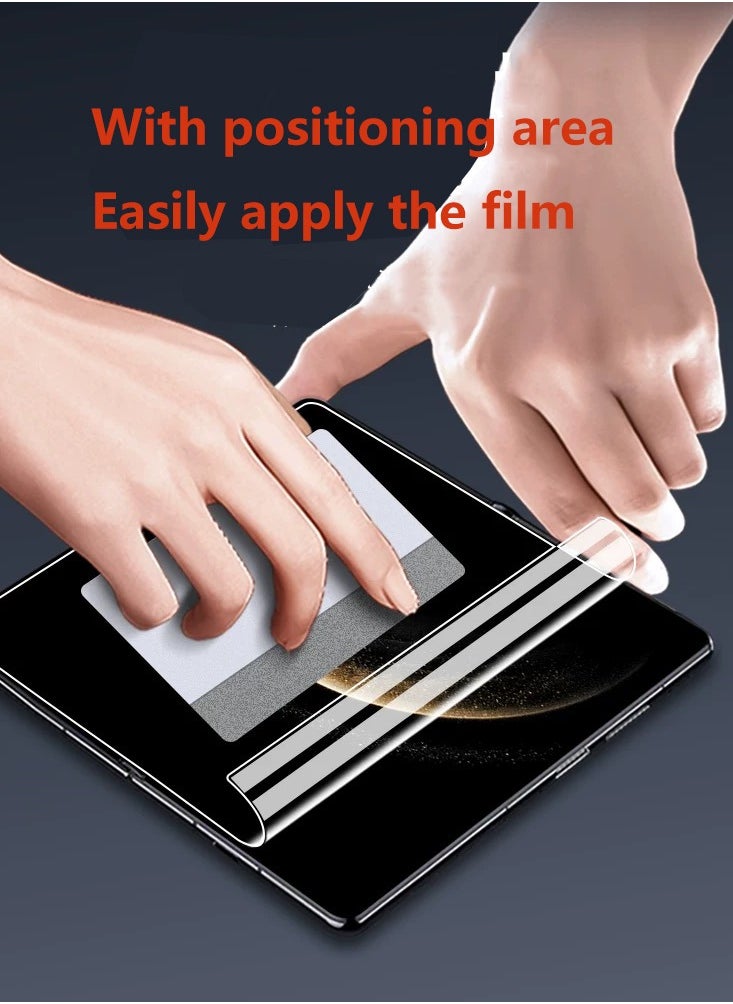 3 in 1 HUAWEI Mate X6 Screen Protector, Front Tempered Glass Screen Protector& Camera Protector & Inside Hydrogel Film - High Transparency Full Coverage Shield for Scratch & Impact Protection