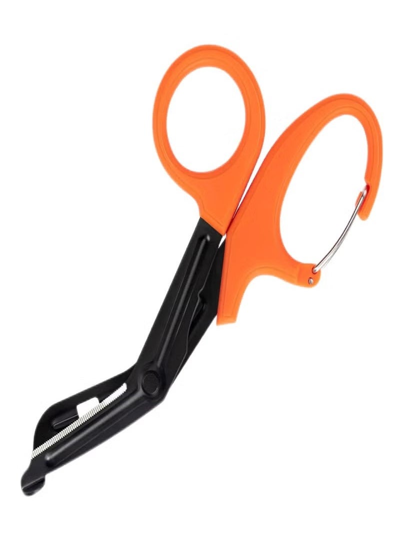 Realfrog 3 PCS Bandage Nursing Scissors, Trauma Scissors Medical Scissors with Carabiner, Premium Fluoride-Coated Surgical Scissors for Nurses, Doctors, Nursing Students, First Aid, EMT EMS 7.5"  - Image 2