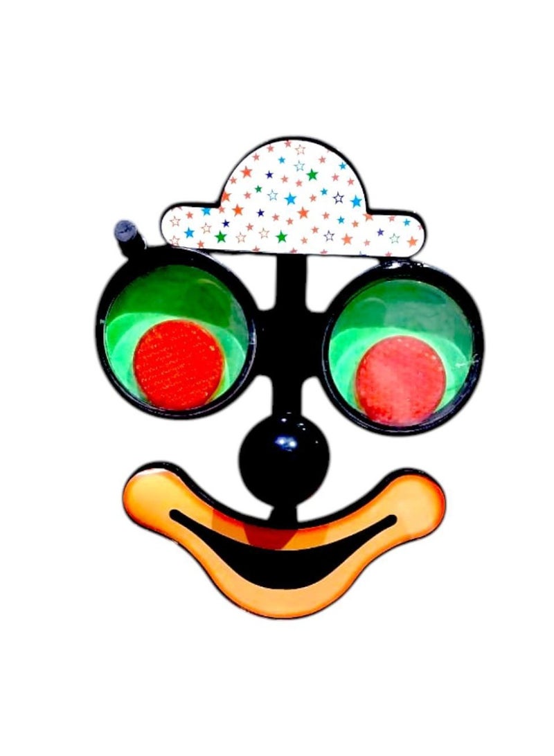 Multicolor Clown Car Reflective Sticker