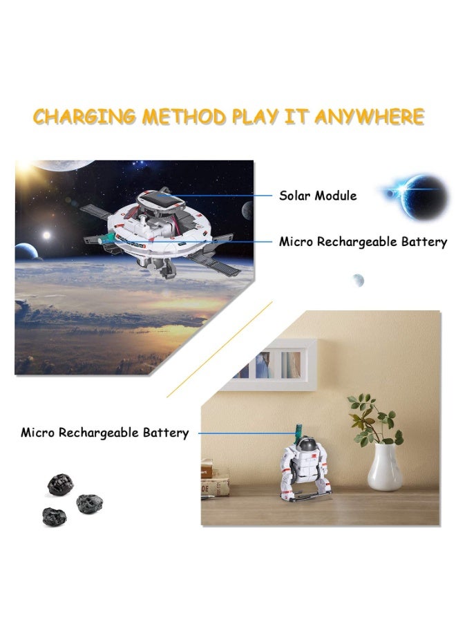 YelaJoy STEM Projects for Kids Ages 8+, Solar Robot Toys 6-in-1 Science Kits DIY Educational Building Space Toy,  Birthday Gifts for 8+ Year Old Boys Girls Teens, White - Image 3