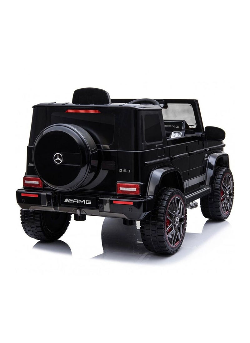Mercedes-Benz 12V Mercedes Benz G63 Kids Ride on Car Jeep - Black  - Image 2