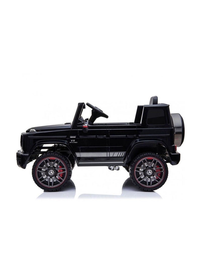 Mercedes-Benz 12V Mercedes Benz G63 Kids Ride on Car Jeep - Black  - Image 3