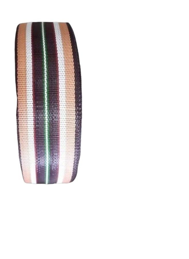 BASRAH NIWAR Nylon Webbing 2 Inch Wide, Heavyweight Webbing Strap 60 Meters Long, Nylon Straps for Indoor or Outdoor DIY Gear Repair, Pet Collars, Crafts,Color Pink,Pack of 1 (Coffee) - Image 2