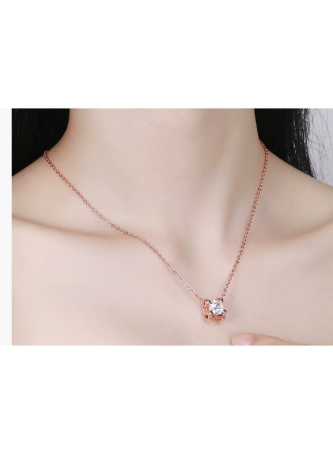 KUYING Luxury Bull Head Four Claw Inlaid Zircon Necklace - Image 2