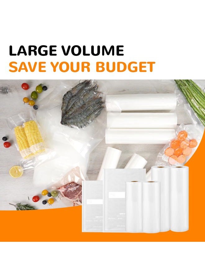 Wevac Vacuum Seal Rolls and Vacuum Seal Bags Multipack Set, Precut Bags and Rolls Ideal for Food Saver, BPA Free, Commercial Grade, Great for Storage, Meal prep and Sous Vide, - Image 4