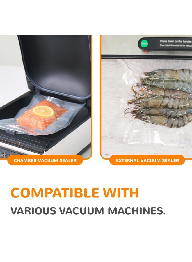 Wevac Vacuum Seal Rolls and Vacuum Seal Bags Multipack Set, Precut Bags and Rolls Ideal for Food Saver, BPA Free, Commercial Grade, Great for Storage, Meal prep and Sous Vide, - Image 5