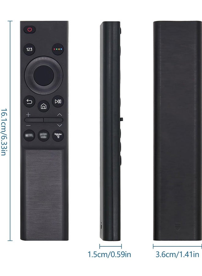 ايسكوت جهاز تحكم عن بعد عالمي للتلفزيون الذكي من سامسونج، جهاز تحكم عن بعد بديل عالمي للتلفزيون من سامسونج BN59-01388B BN59-01388C، متوافق مع جميع أجهزة تلفزيون سامسونج الذكية نيو كيو ليد ليد مع نتفليكس وبرايم فيديو وأزرار التحكم في تلفزيون سامسونج - Image 4