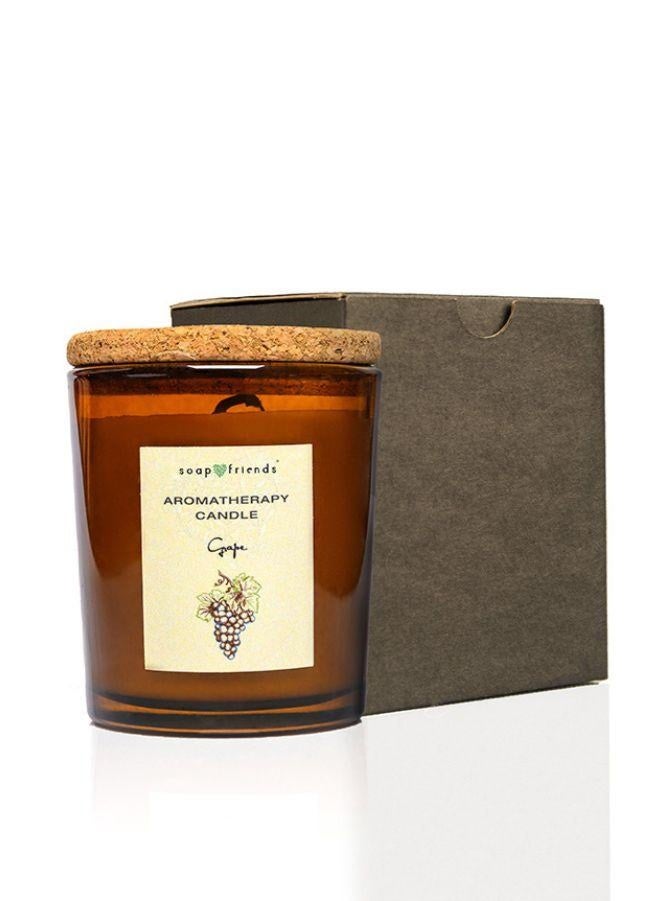 Soap&Friends Soap&Friends Grape Essence Aromatherapy Candle 230ml – Natural Soy Wax – Juicy Fruity Scent – Eco-Friendly and Biodegradable – 50 Hour Burn for Tranquility and Balance  - Image 2