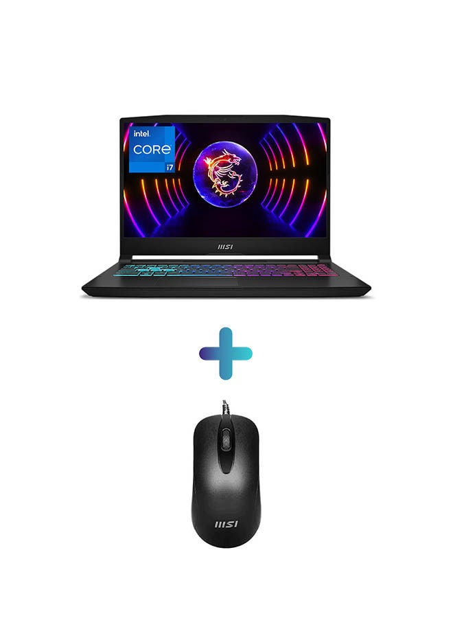 MSI Cyborg 15-1 Laptop With 15.6 inch IPS /Core i7-13620H/ 16GB Ram/ 512 GB SSD/ GeForce RTX 4060 8GB/ Windows11  + Brown Bag English/Arabic Translucent Black  - Image 2