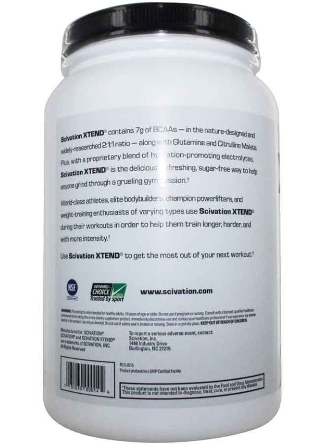 SCIVATION XTEND BCAA Powder Green Apple - Sugar Free Electrolyte Powder for Recovery & Hydration with Amino Acids - 90 Servings  - Image 3