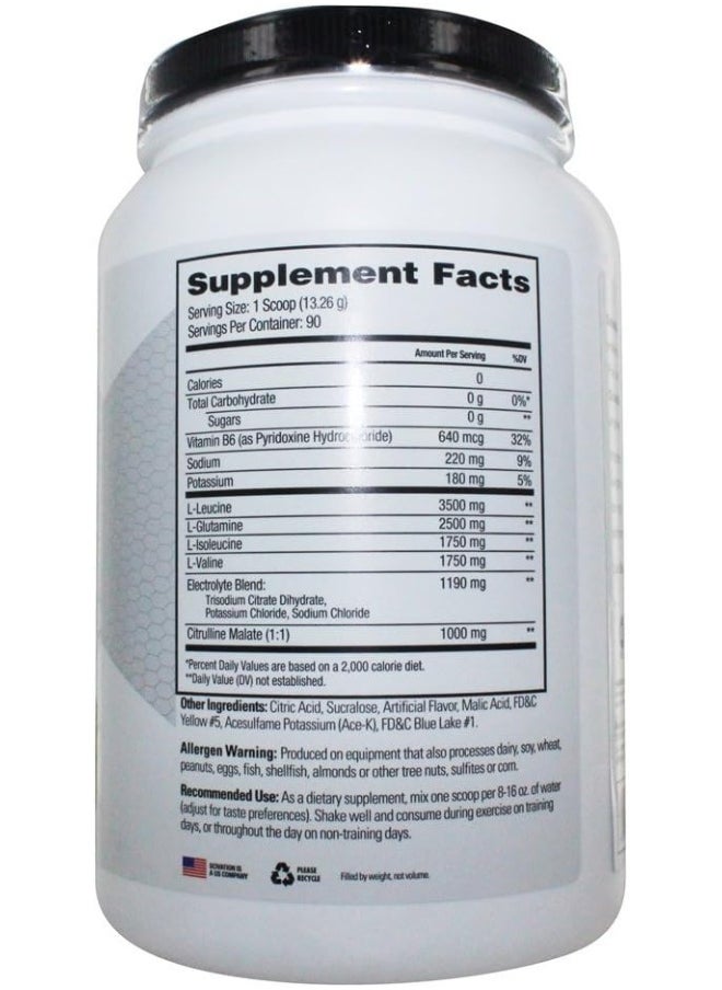 SCIVATION XTEND BCAA Powder Green Apple - Sugar Free Electrolyte Powder for Recovery & Hydration with Amino Acids - 90 Servings  - Image 2