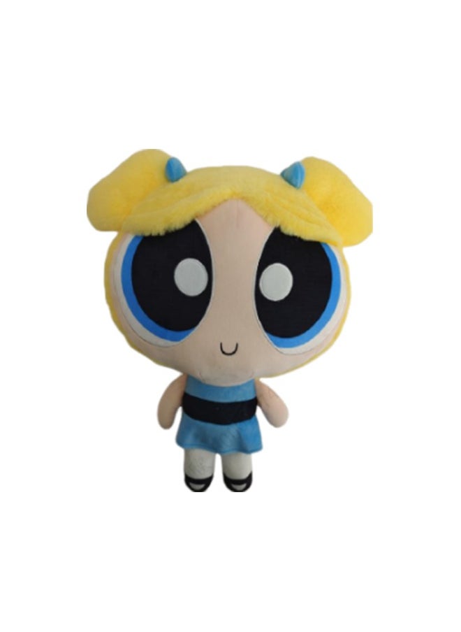 Miniso - A 10-inch plush toy of Bubbles from The Powerpuff Girls, perfect for fans of the series. - Image 1