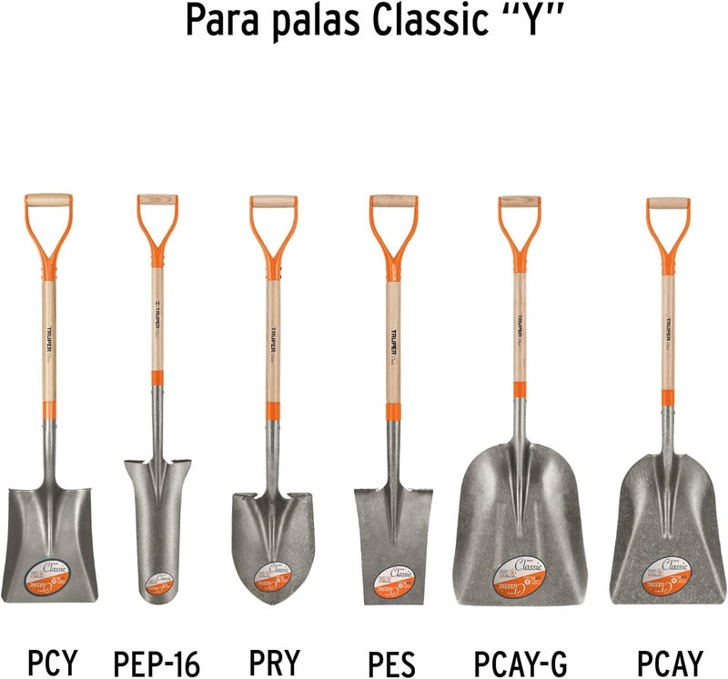 TRUPER MG-PY Replacement Handles for Long D-Handle Shovels 28" (71cm) - Image 3