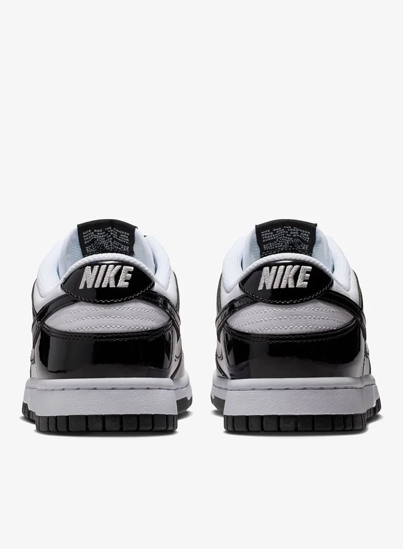 Nike WHITE/BLACK-WHITE-MTLC SILVER Dunk Low Se Street1 for Women | Best Price UAE