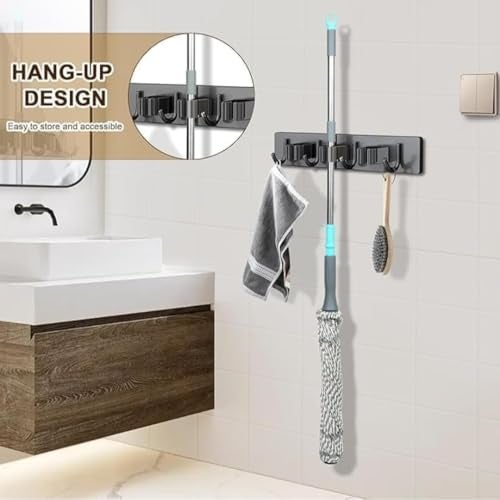 ZEXREL® ponge Mop for Floor Cleaning, Stainless Steel Butterfly mop for Cleaning Floor, Sponge Mop Stick for Bathroom Cleaning - (Sponge Mop Stick)- (1) - Image 5