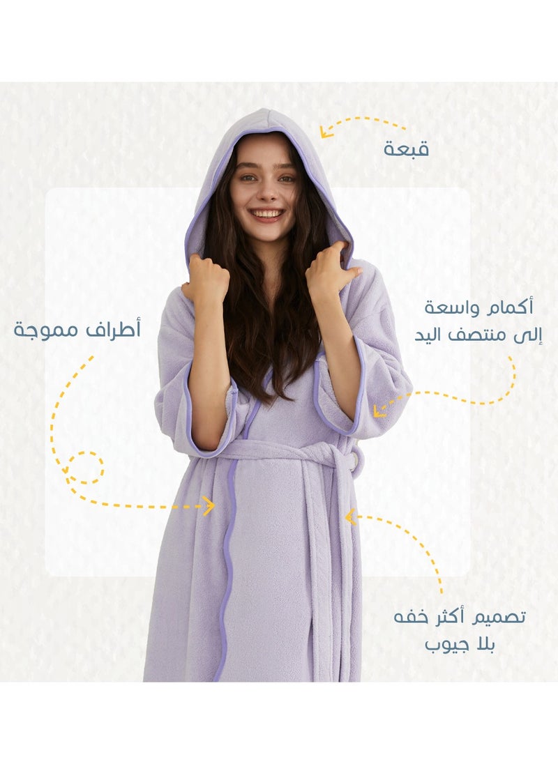 Reefi Reefi Bathrobe Purple  - Image 5
