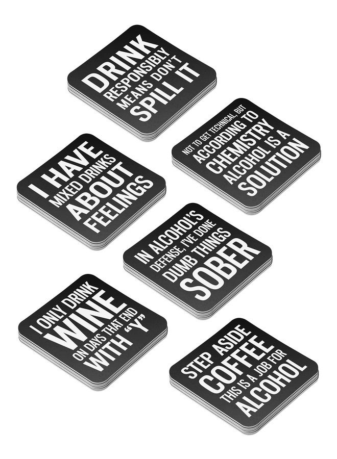 Lillian Rose Black & White Set of 36 Drinking Coasters - Image 1