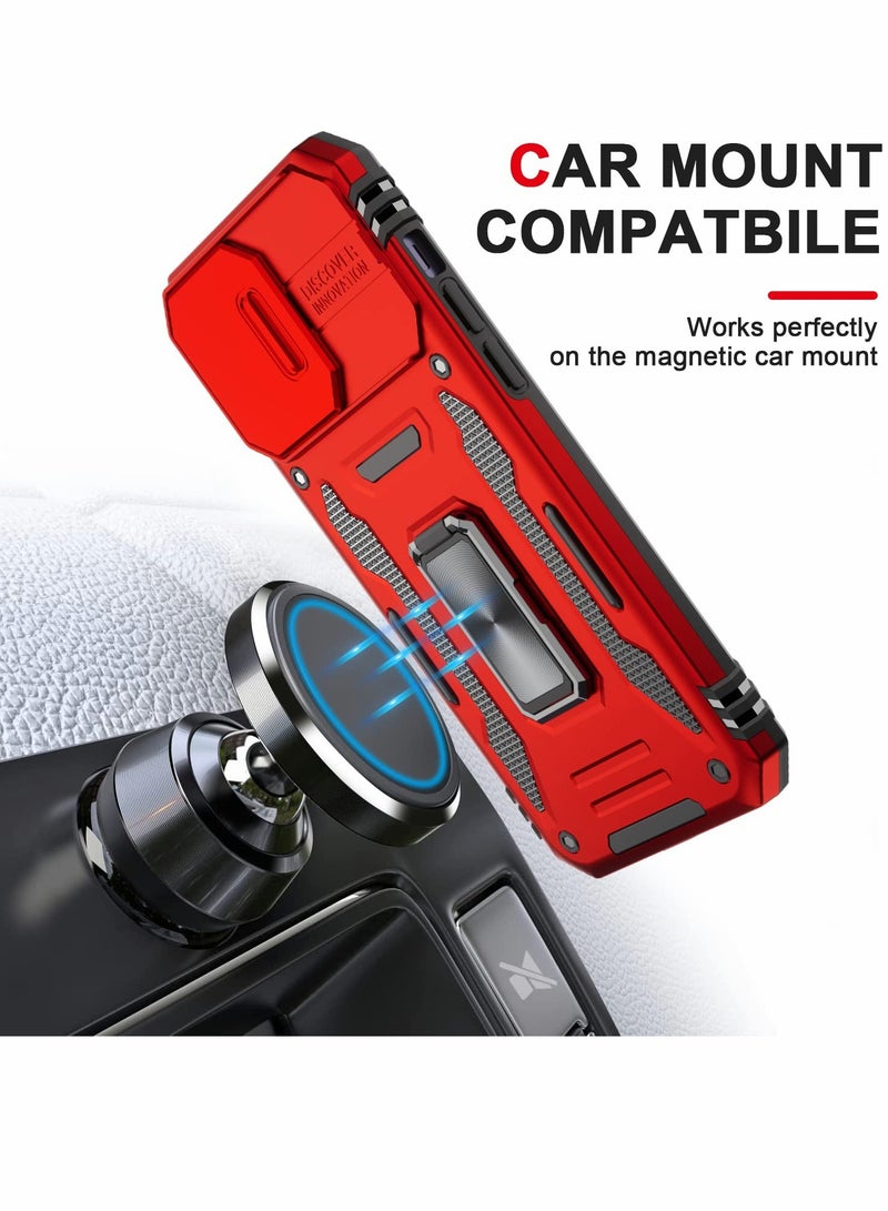 Case for iPhone 14 Pro Max Case with Camera Cover, Cover with Screen Protector Heavy Dut Protective Phone Case with Kickstand for Apple iPhone 14 Pro Max - Image 4