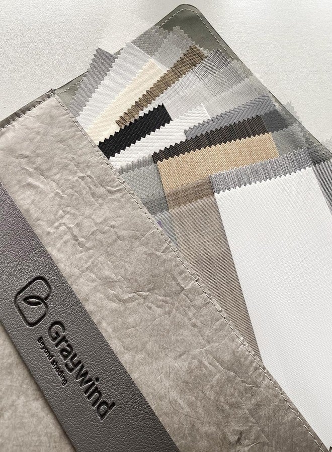Graywind Zebra Blinds Fabric Sample 10 Colors - Image 2