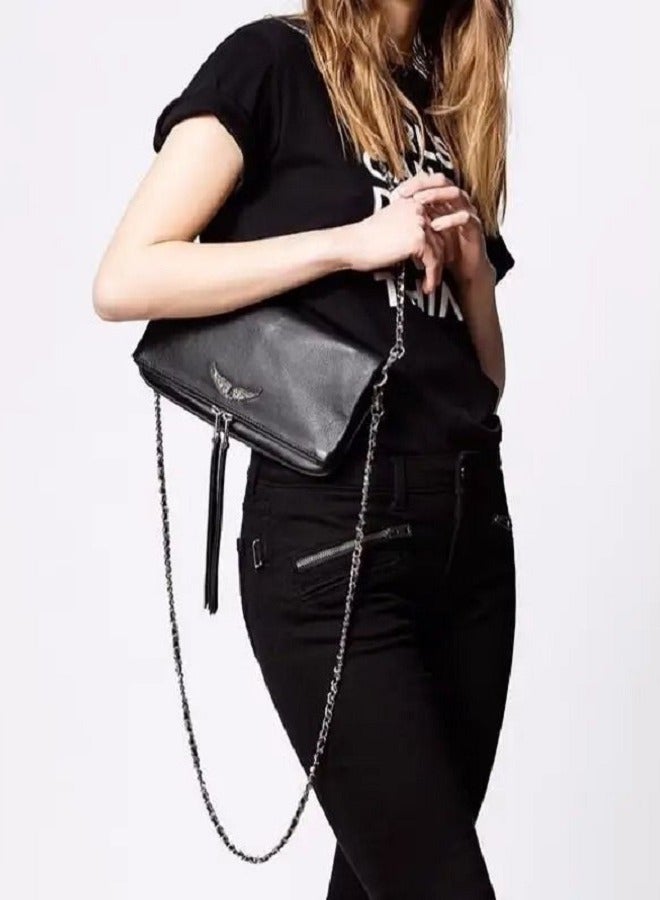 ZADIG & VOLTAIRE Folding Zipper Wing Bag - Image 5
