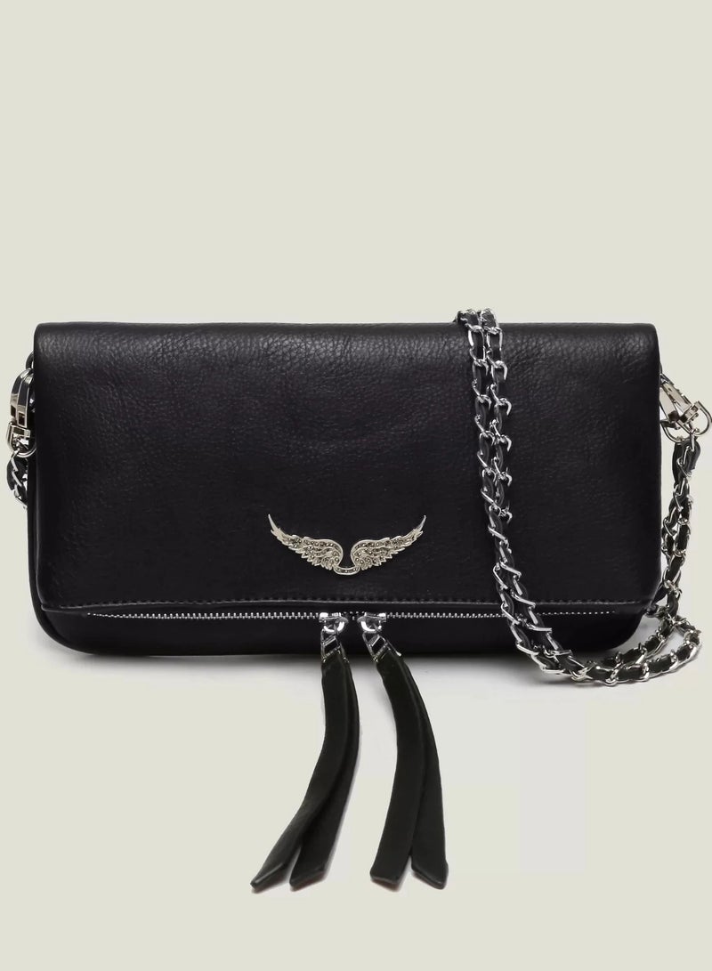 ZADIG & VOLTAIRE Folding Zipper Wing Bag - Image 1
