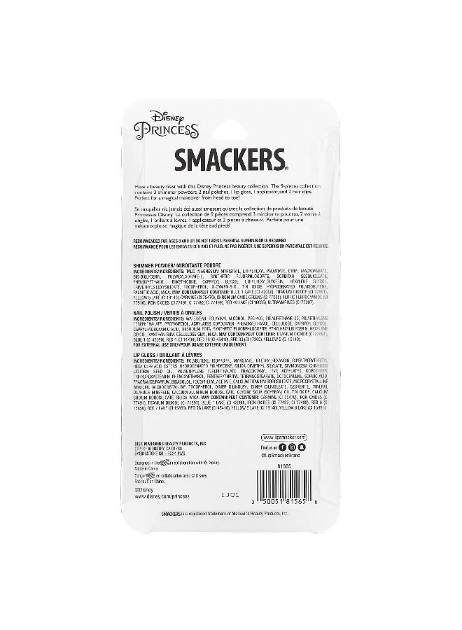 LIPSMACKER Lip Smacker, Disney Princess Beauty Collection, 9 Piece Kit - Image 3