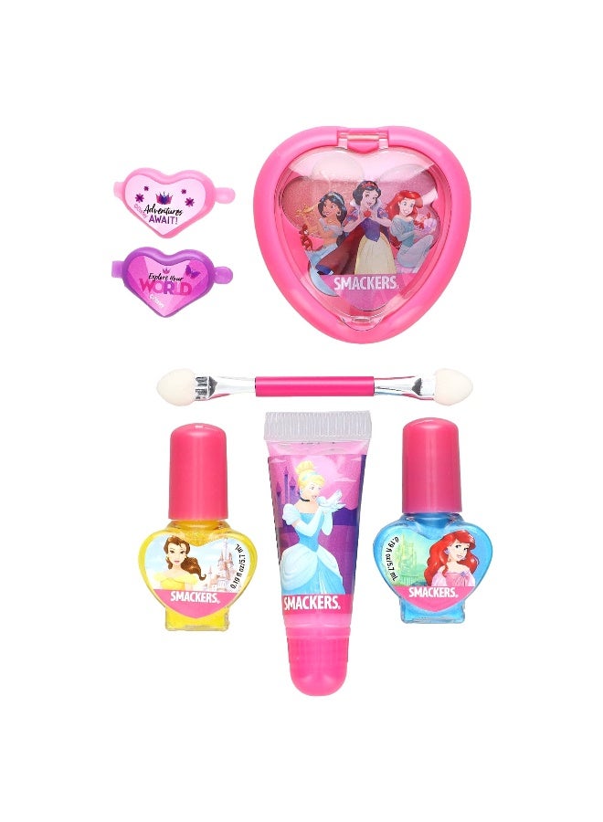 LIPSMACKER Lip Smacker, Disney Princess Beauty Collection, 9 Piece Kit - Image 1