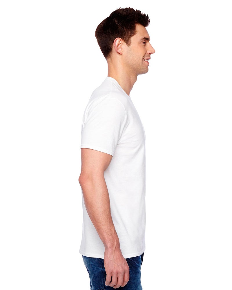 Fruit of the Loom Men's Eversoft Cotton Stay Tucked Crew T-Shirt, Regular-6 Pack White, 3X_l - Image 5