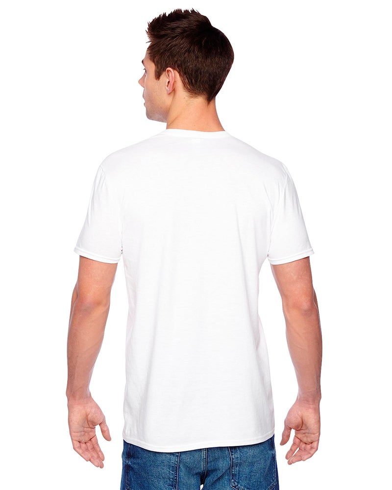 Fruit of the Loom Men's Eversoft Cotton Stay Tucked Crew T-Shirt, Regular-6 Pack White, 3X_l - Image 4