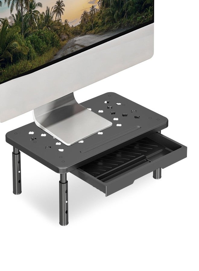 إس آر تي فاين Srtfine Ergonomic Monitor Stand Riser With Drawer 14.6x9.1inch