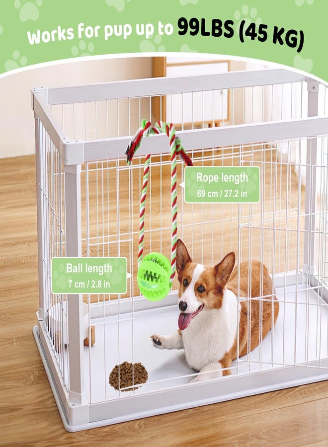 ChengFu Interactive Dog Toys, Crate Training Aids for Puppies, Reduce Stress Anxiety Peanut Butter Dog Food Treat Dispenser Toys(Green) - Image 2