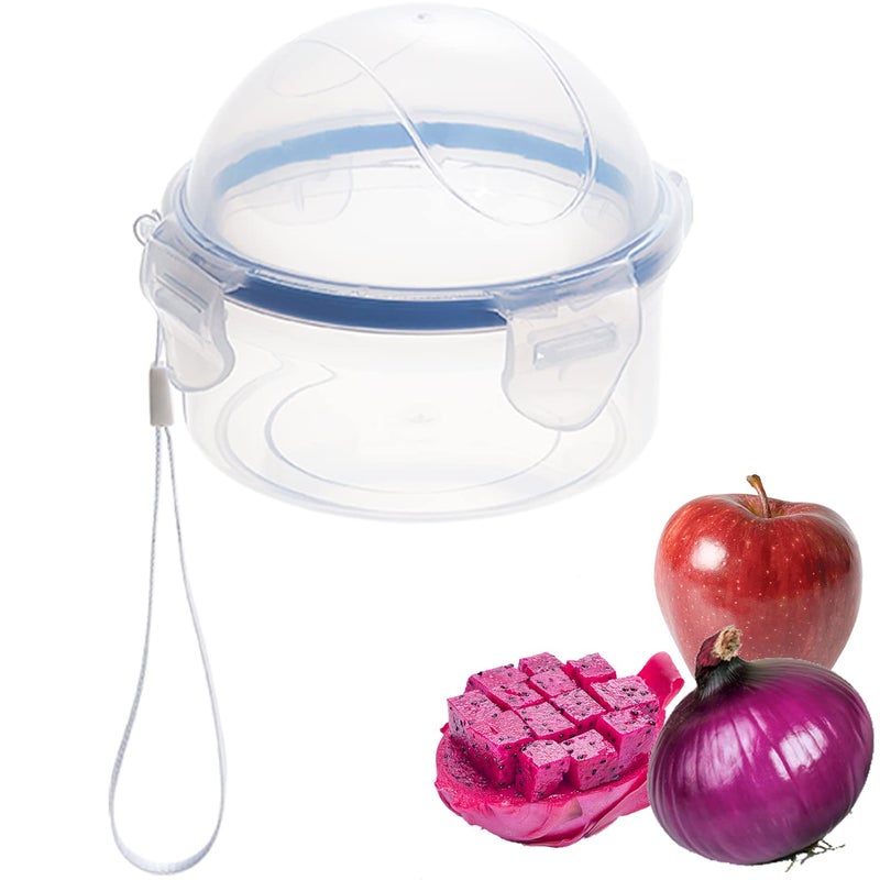 AYCCNH AYCCNH 2 Pack Onion Storage Container and Tomato Lemon Apple Produce Saver Holder  Portable Fruit and Vegetable Food Storage Keeper Containers for Fridge - Image 1